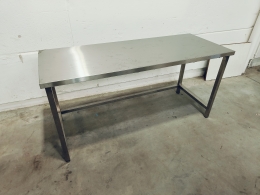 Rvs tafel - 180x70x87 cm